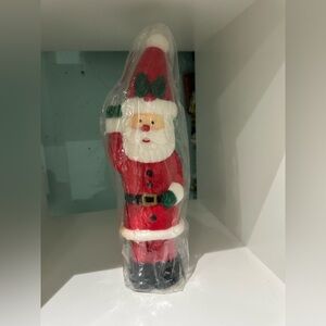 Vintage Santa Claus Christmas Candle (New in Plastic)